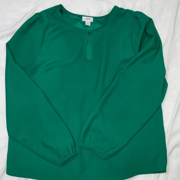 Jcrew Factory keyhole long sleeves top - Picture 5 of 7